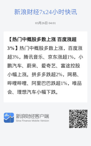 热门中概股掀起涨停潮，百度涨幅超5%领跑市场——揭秘背后的投资玄机！