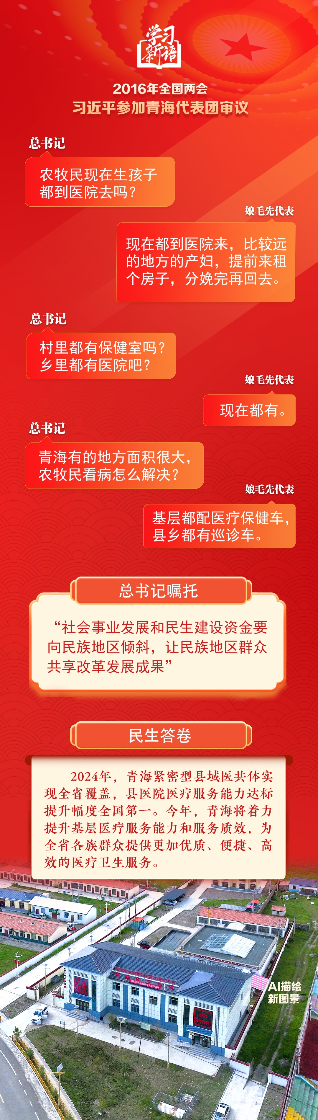 关于总书记两会上的民生关切，心系民声，情暖人心——习近平总书记关注下的百姓福祉新篇章！悬念揭晓时刻。